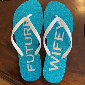 Future Wifey flip flops